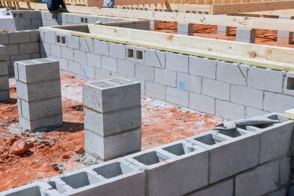 Cement Block Installation in Rockville