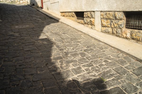 Stone Sidewalk Repair in Rockville