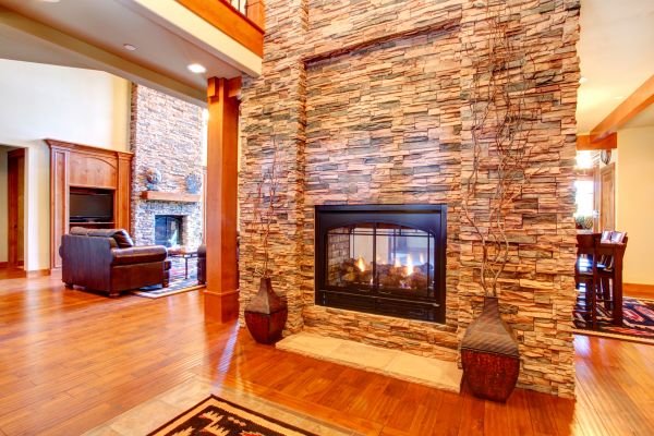 Stone Hearth Installation in Rockville