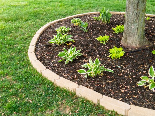 Stone Border Installation in Rockville
